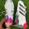 adidas Predator Freak .1 Low Cut FG Firm Ground Soccer Cleat White/Metallic Iron/Solar Red