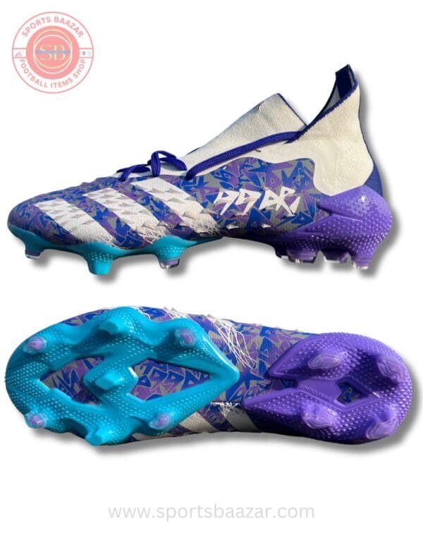 Adidas Predator Freak.1 FG Football Boots – Purple & White Edition