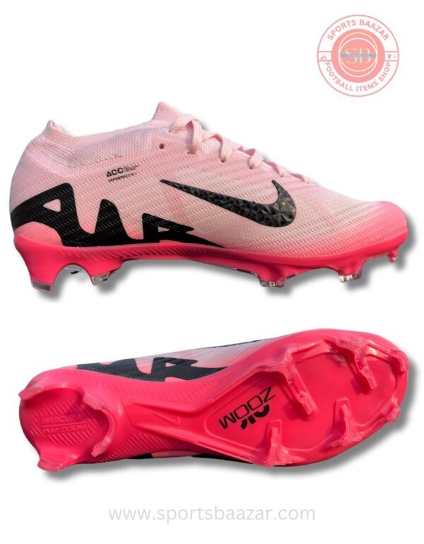 Nike Air Zoom Pink and Black Football Shoes Man