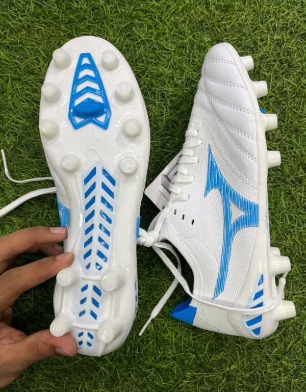 Mizuno Morelia Neo 3 White blue Football Shoes