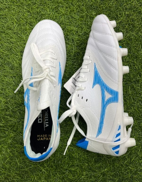 Mizuno Morelia Neo 3 White blue Football Shoes