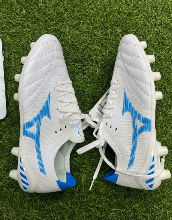 Mizuno Morelia Neo 3 White blue Football Shoes