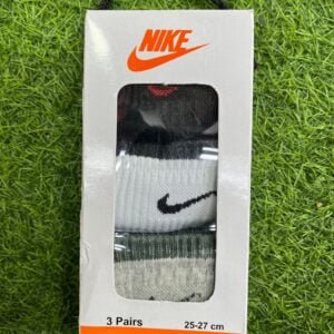 Nike Pack Of 3 Everyday Essential Cotton Ankle-Length Socks