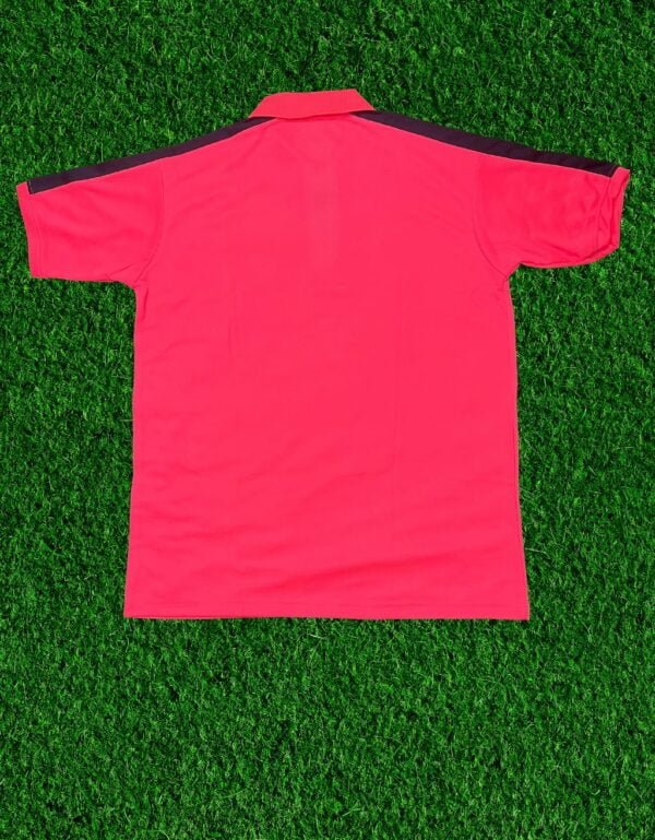 High-Performance Men's Dri-Fit Pink Polo T-Shirt Jersey for Active Lifestyle