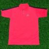 High-Performance Men's Dri-Fit Pink Polo T-Shirt Jersey for Active Lifestyle