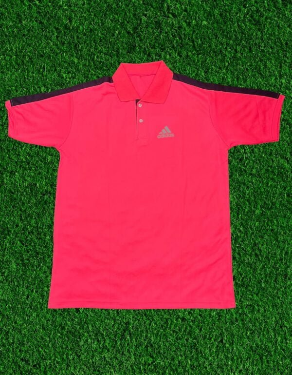 High-Performance Men's Dri-Fit Pink Polo T-Shirt Jersey for Active Lifestyle