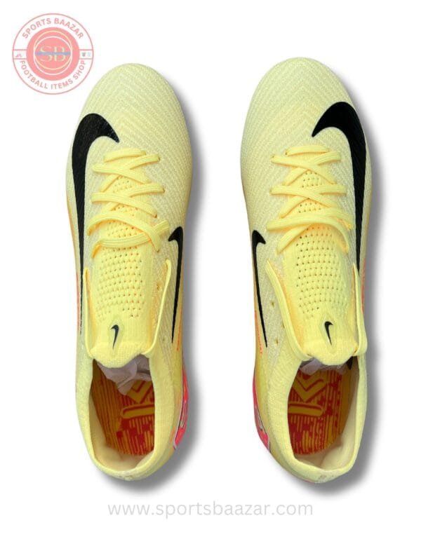 Nike Air Zoom Mercurial Vapor 16 Elite AG Soccer Cleats YellowBlackOrange