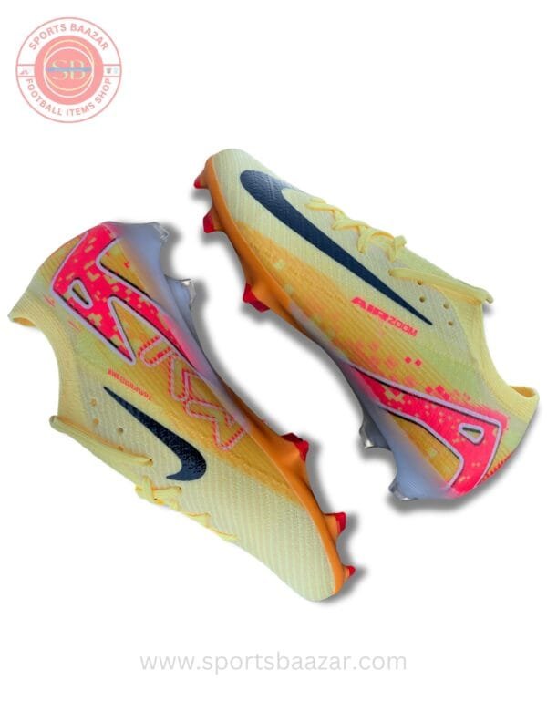 Nike Air Zoom Mercurial Vapor 16 Elite AG Soccer Cleats YellowBlackOrange