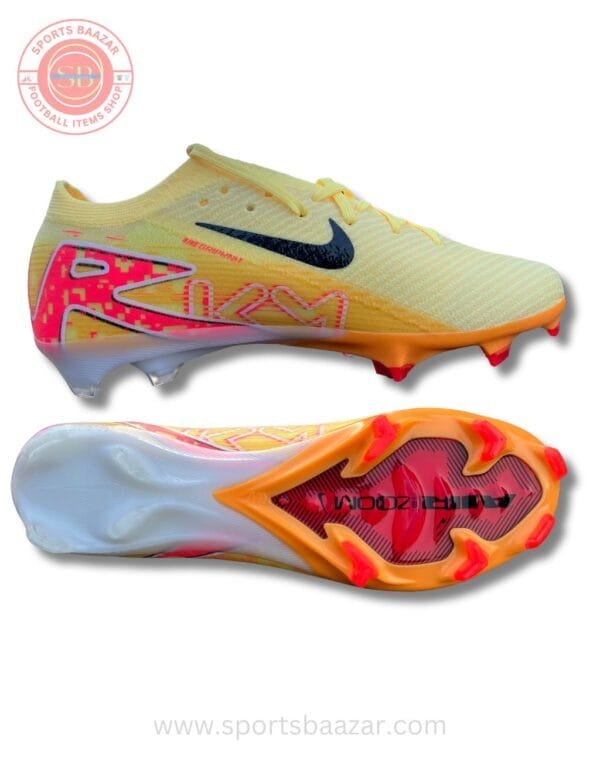 Nike Air Zoom Mercurial Vapor 16 Elite AG Soccer Cleats YellowBlackOrange