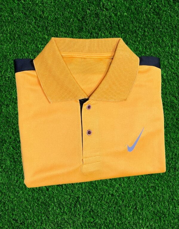 Stylish and Comfortable Men's Dri-Fit Yellow Polo T-Shirt Jersey for All Occasions