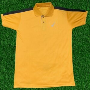 Stylish and Comfortable Men's Dri-Fit Yellow Polo T-Shirt Jersey for All Occasions