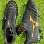 Mizuno Morelia Neo 4 Beta FG Men's Football Boots - Black/Gold