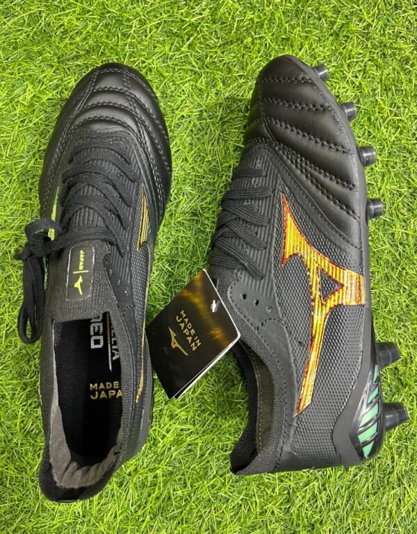 Mizuno Morelia Neo 4 Beta FG Men's Football Boots - Black/Gold