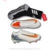 Nike Air Zoom Mercurial Vapor 16 FG Cleats - Pro-Level White/Orange Design