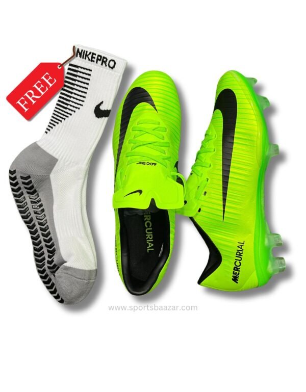 Nike Mercurial Vapor XI FG Soccer Cleats - Elite Speed in Electric Green/Black