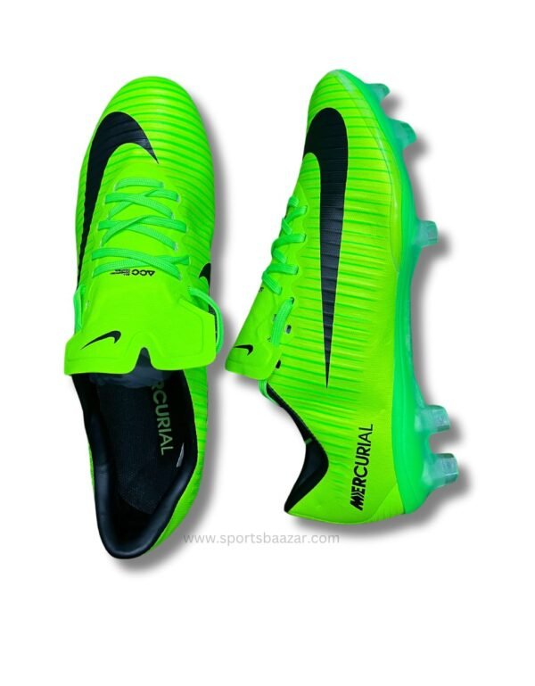 Nike Mercurial Vapor XI FG Soccer Cleats - Elite Speed in Electric Green/Black