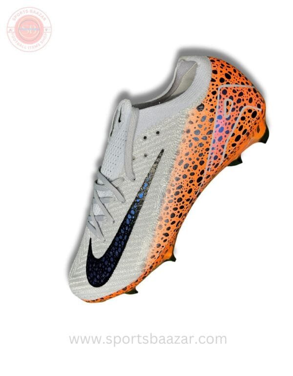 Nike Air Zoom Mercurial Vapor 16 Elite FG – White & Orange Soccer Cleats
