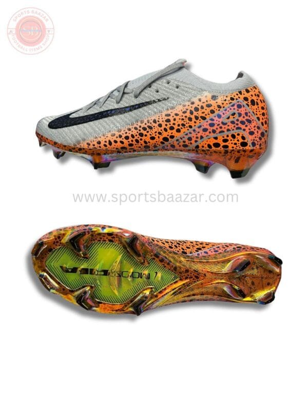 Nike Air Zoom Mercurial Vapor 16 Elite FG – White & Orange Soccer Cleats
