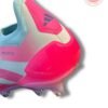 Adidas Predator Laceless FG Soccer Cleats – White/Pink Premium Design