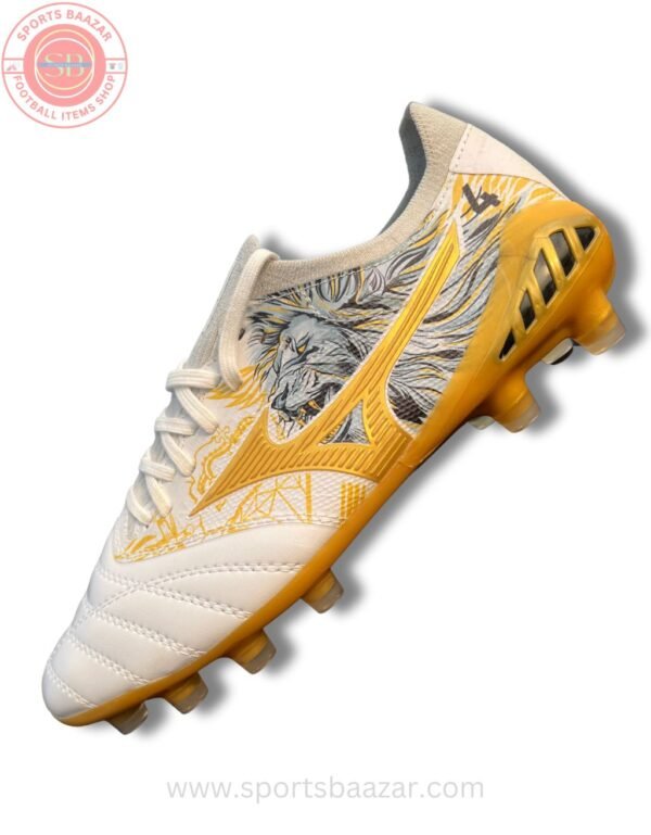 Mizuno Sergio Ramos Morelia Neo 3 Beta SR4 Elite Sneakers – White & Gold