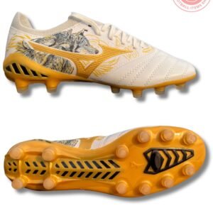 Mizuno Sergio Ramos Morelia Neo 3 Beta SR4 Elite Sneakers – White & Gold