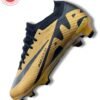 Nike Men’s Mercurial Vapor 15 Elite FG – Premium Gold/Black Design