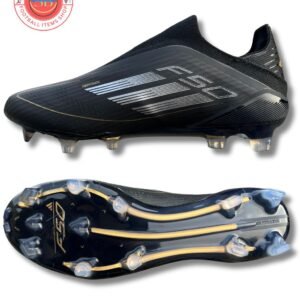 Adidas F50 Elite FG Firm Ground Cleats – Black/Gold Football Shoes for Elite Players