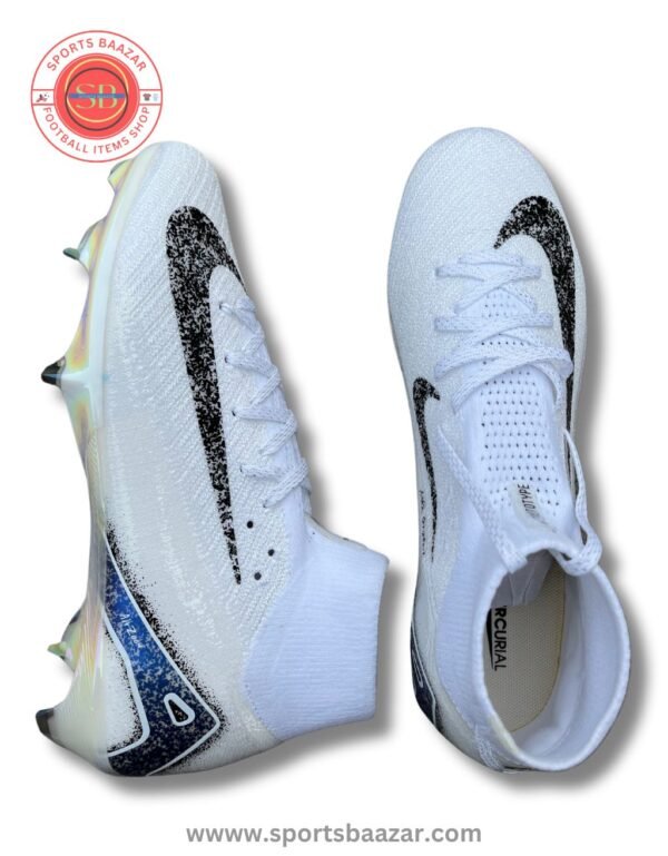 Nike Mercurial Superfly 10 FG Elite Football Boots – White/Black Edition