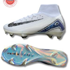 Nike Mercurial Superfly 10 FG Elite Football Boots – White/Black Edition
