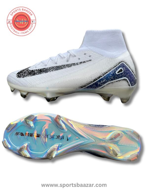 Nike Mercurial Superfly 10 FG Elite Football Boots – White/Black Edition