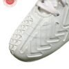 Puks Ultimate White Football Shoes – Durable PU Upper with Lace-Up Closure