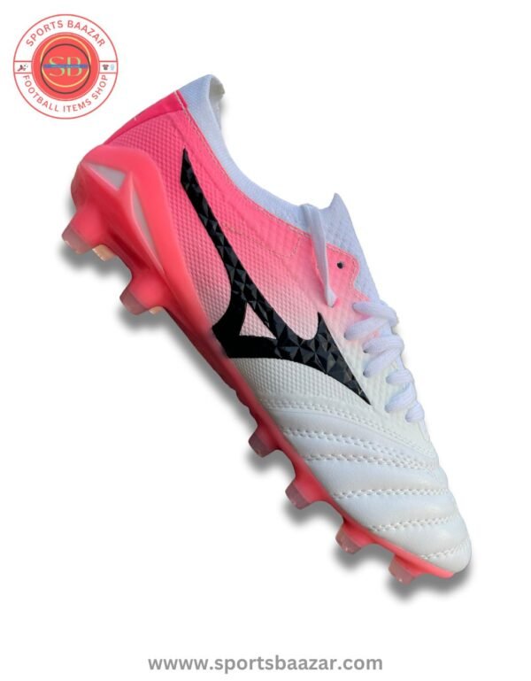 Mizuno Morelia Neo 4 FG Soccer Cleats – White Pink Speed Edition