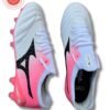 Mizuno Morelia Neo 4 FG Soccer Cleats – White Pink Speed Edition