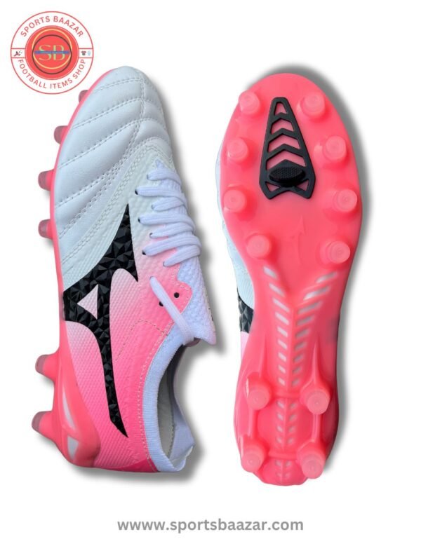 Mizuno Morelia Neo 4 FG Soccer Cleats – White Pink Speed Edition