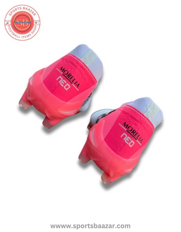Mizuno Morelia Neo 4 FG Soccer Cleats – White Pink Speed Edition