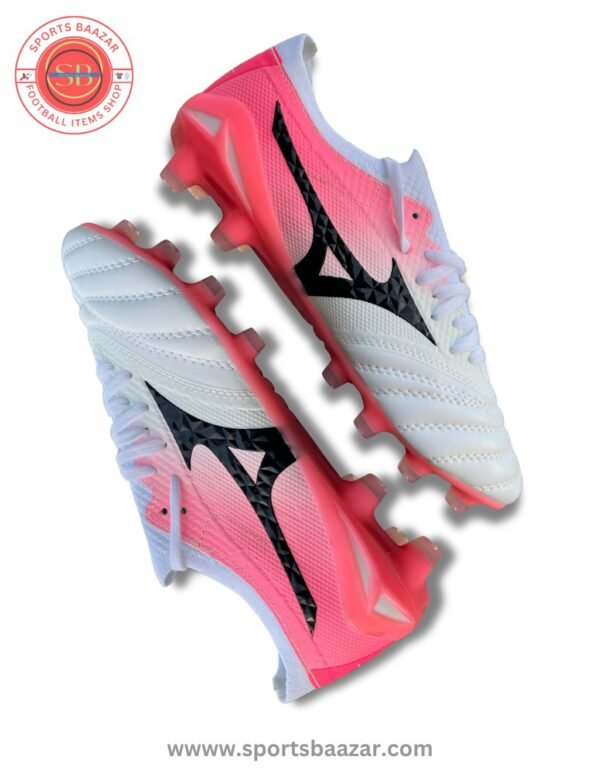 Mizuno Morelia Neo 4 FG Soccer Cleats – White Pink Speed Edition