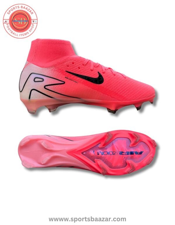 Nike Air Zoom Mercurial Superfly 10 Elite FG – Pink/Black Firm Ground Cleats