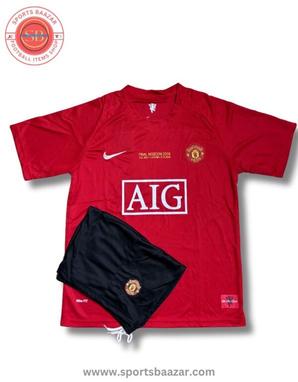 Manchester United 2008 Retro Jersey – Champions League Final Edition