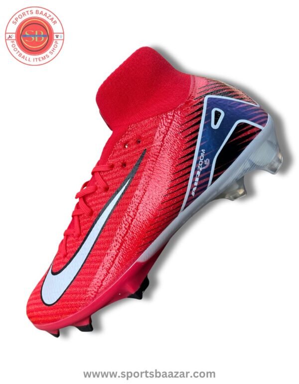 Nike Air Zoom Superfly 10 FG Red Football Boots – High Ankle Grip