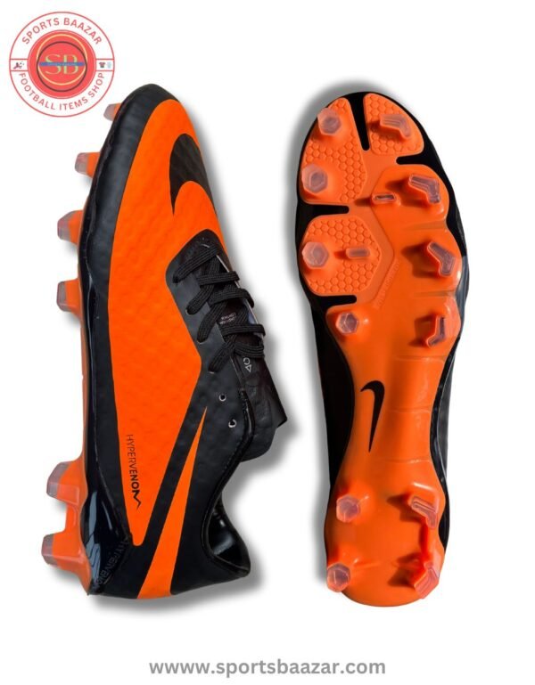 Nike Hypervenom Phantom FG Men’s Football Boots – Orange Black – Firm Ground