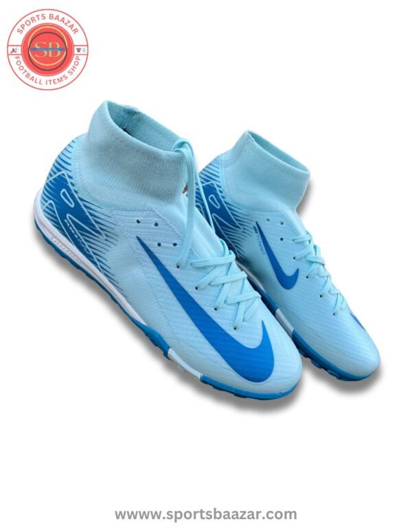Nike Mercurial Superfly 10 Turf High‑Top – Lightweight Football Shoes for Artificial Grass