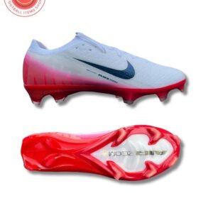 Nike Zoom Vapor 16 Elite LV8 Firm-Ground Soccer Cleats – Red White – Lightweight Speed Boot