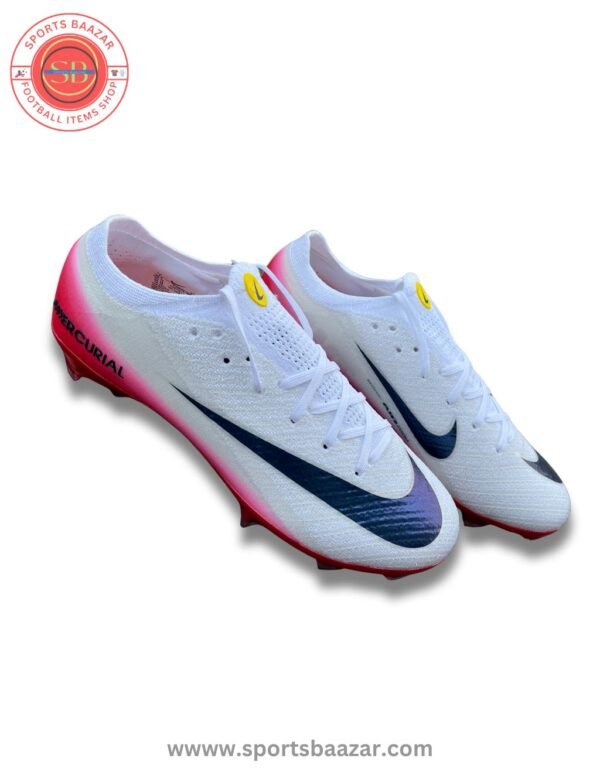 Nike Zoom Vapor 16 Elite LV8 Firm-Ground Soccer Cleats – Red White – Lightweight Speed Boot