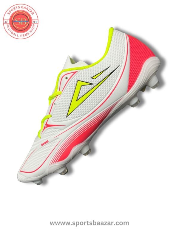Puks Farewell FG Football Boots – White/Red Performance Cleats