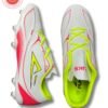 Puks Farewell FG Football Boots – White/Red Performance Cleats