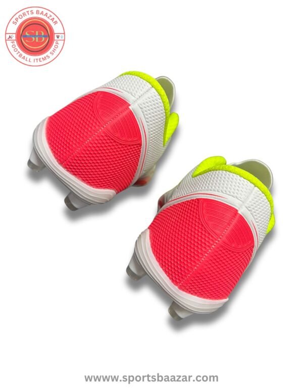 Puks Farewell FG Football Boots – White/Red Performance Cleats