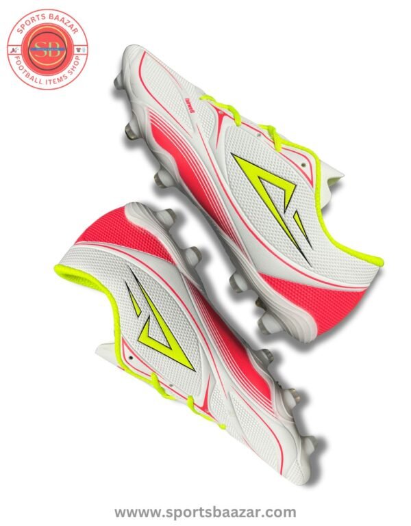 Puks Farewell FG Football Boots – White/Red Performance Cleats