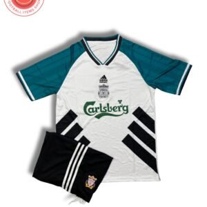 Retro Liverpool FC 1994-96 Away Jersey with Matching Shorts – Collector Edition