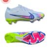 Nike Zoom Mercurial Vapor 15 Elite FG White Multicolour – Speed-Focused Soccer Cleats