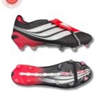 Adidas Predator Elite Fold-Over Tongue FG Football Boots – Core Black Cloud White Lucid Red Soccer Cleats